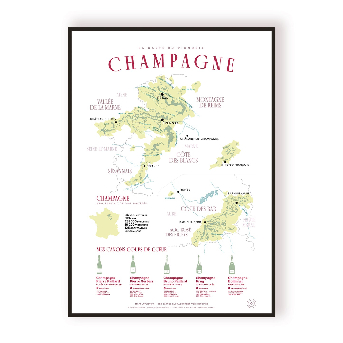 La playlist de vos 5 champagnes préférés (vert)