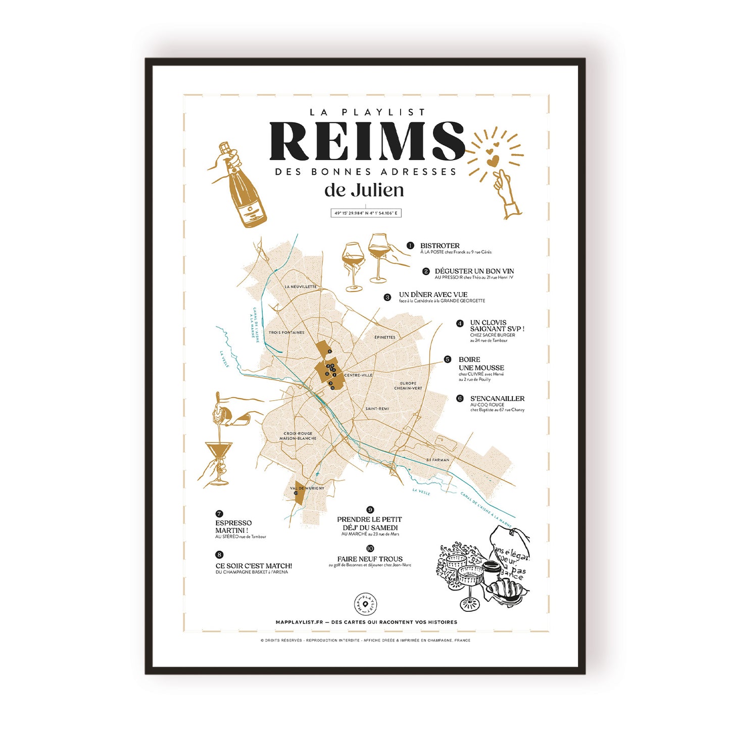 La playlist de mes 10 incontournables à Reims