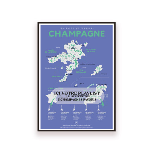 La playlist de vos 5 champagnes préférés (bleu)